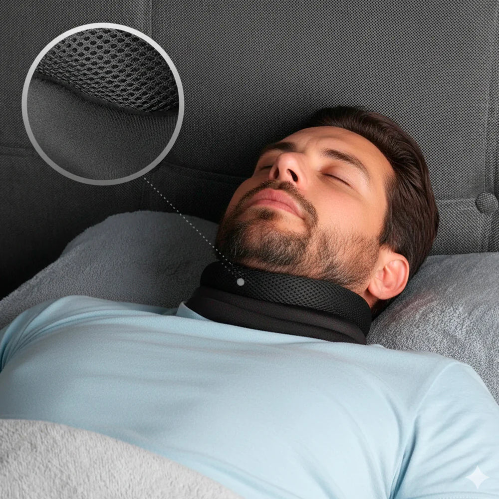 Collarín Cervical Ergonómico para Dolor de Cuello y Espalda