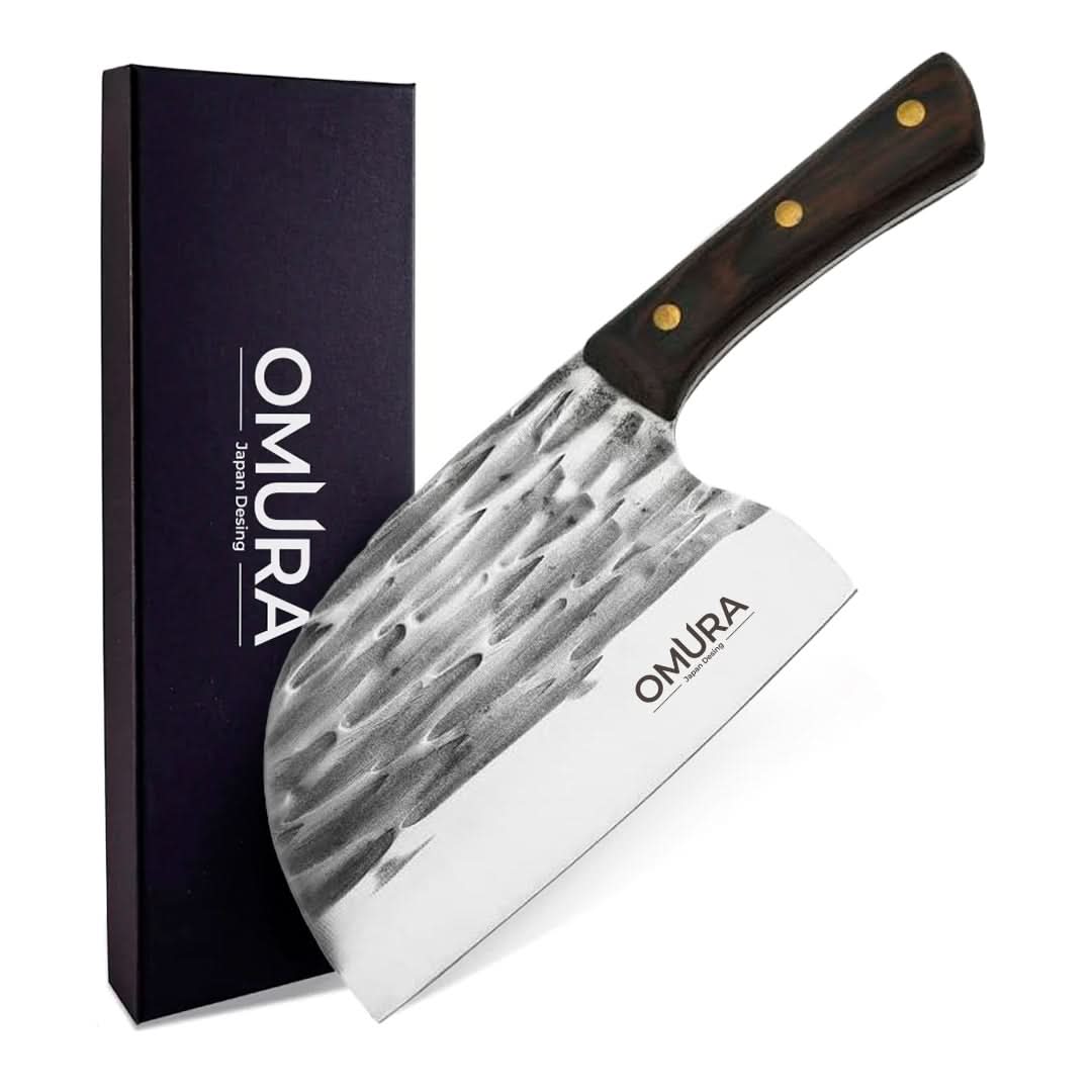 Cuchillo Forjado Omura Modelo Kanda con Funda