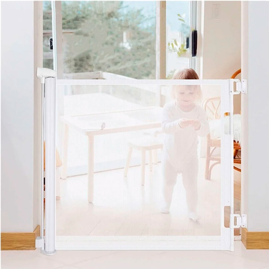 Puerta Flexible con Malla Retráctil de Seguridad MilGenial