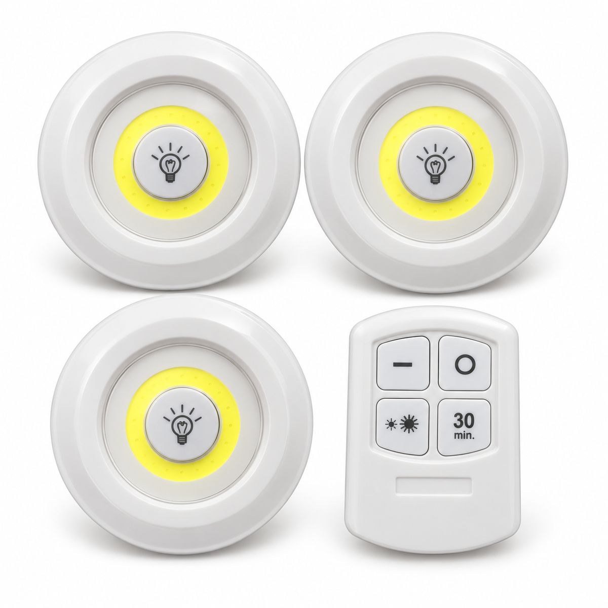 Luz LED Inalámbrica con Control Remoto