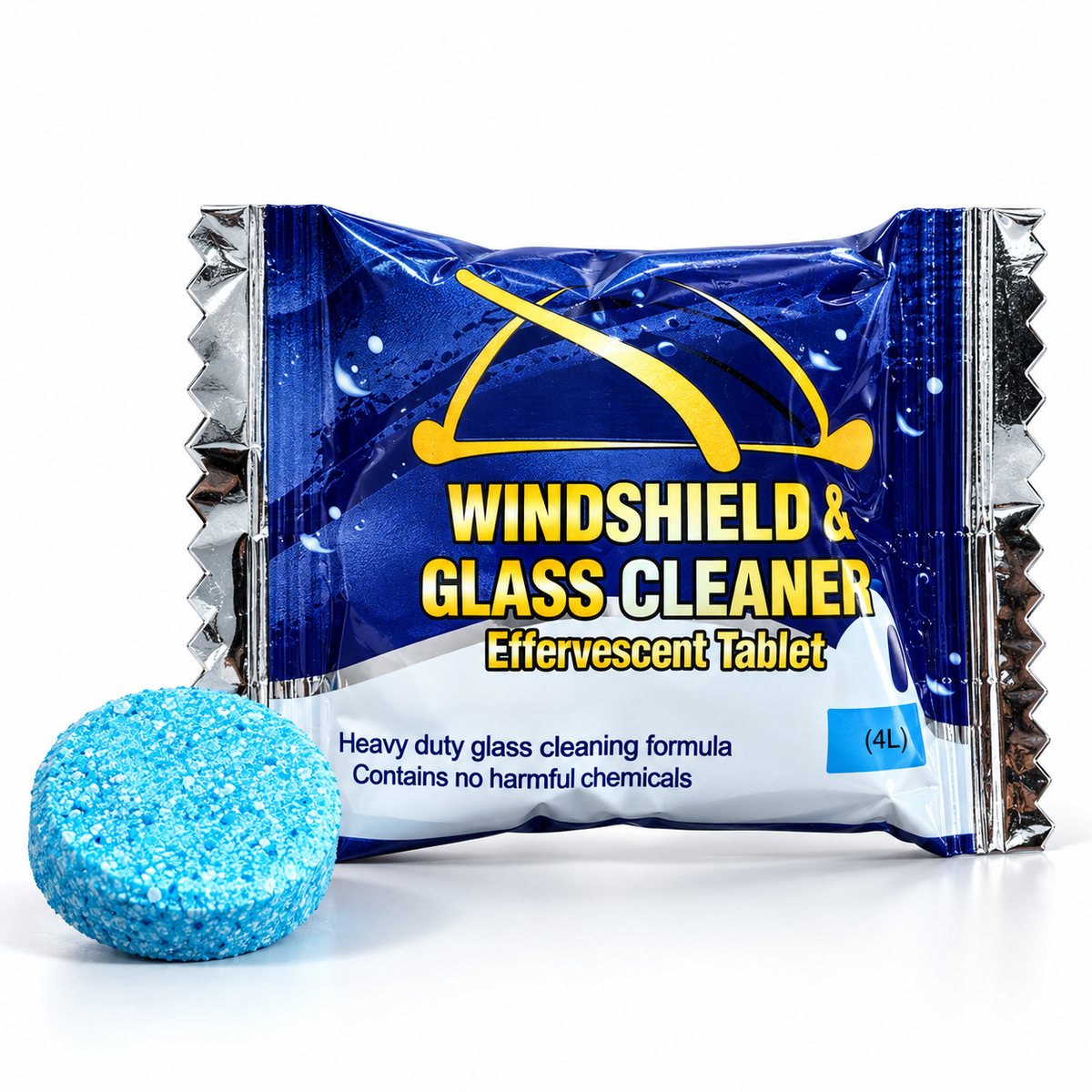 Pack 10 Pastillas Limpia Vidrios Efervescentes Rinden 40L