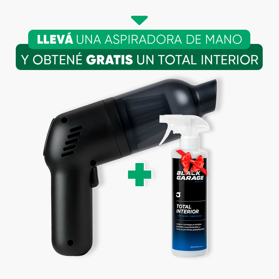 Aspiradora recargable + Total Interior GRATIS