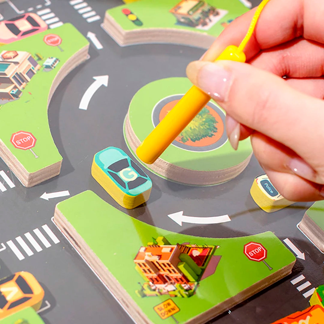 Juego Tablero Laberinto Magnético en Madera