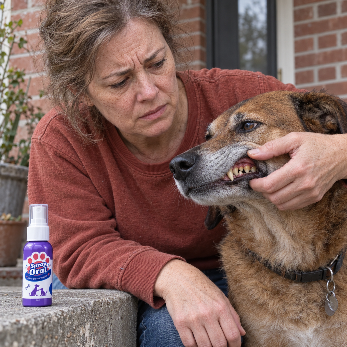 Pulverizador Bucal para Cuidado de Mascota