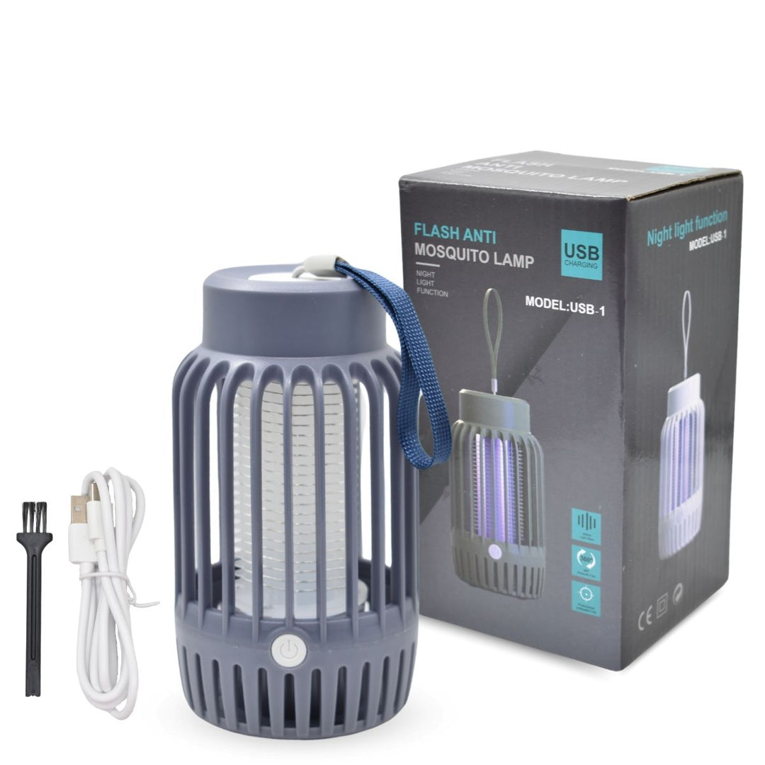 Lampara Inalámbrica USB de Jardin Mata Moscas Mosquitos