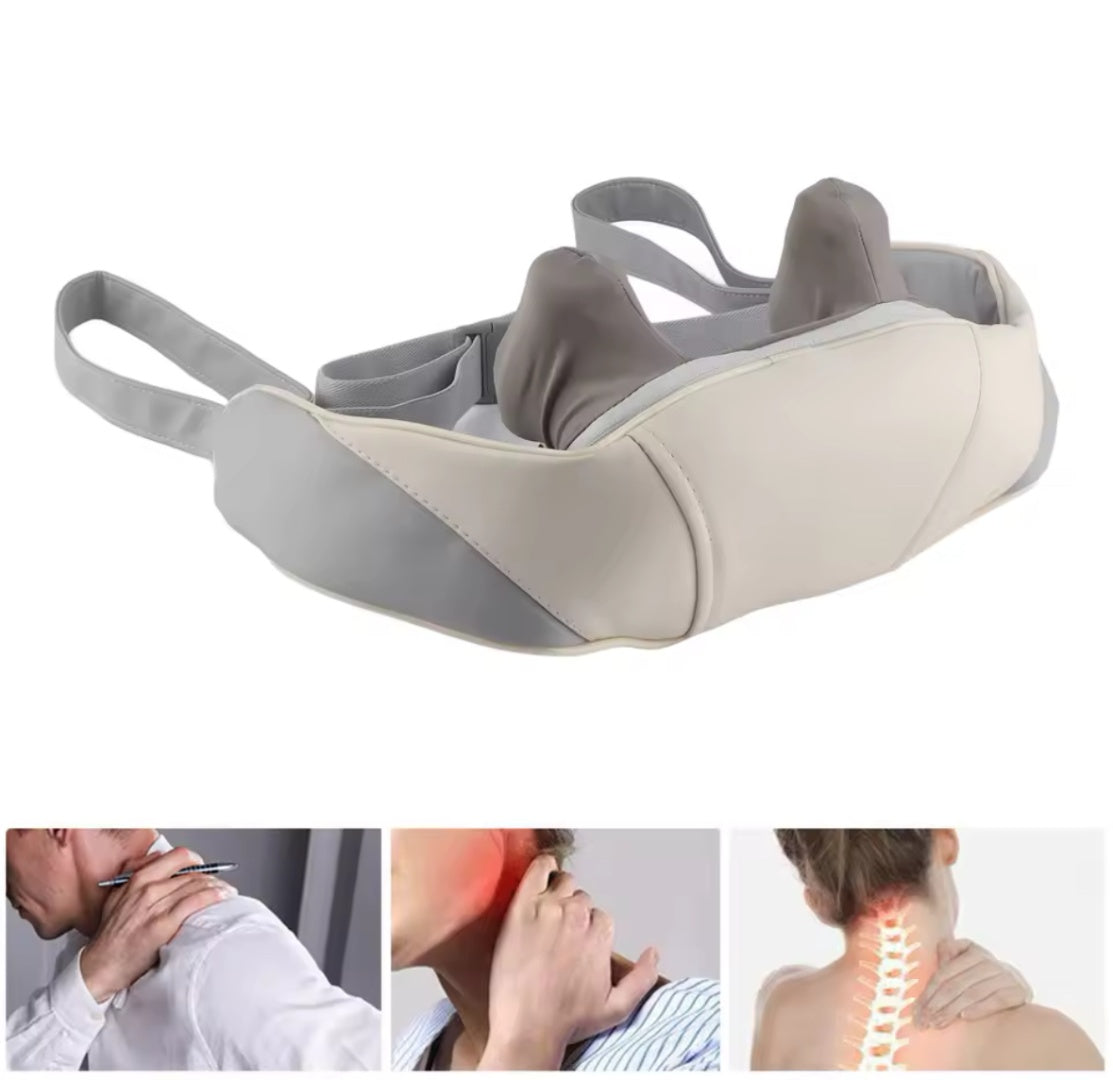 Masajeador Electrico Inalambrico Cervical con Calor