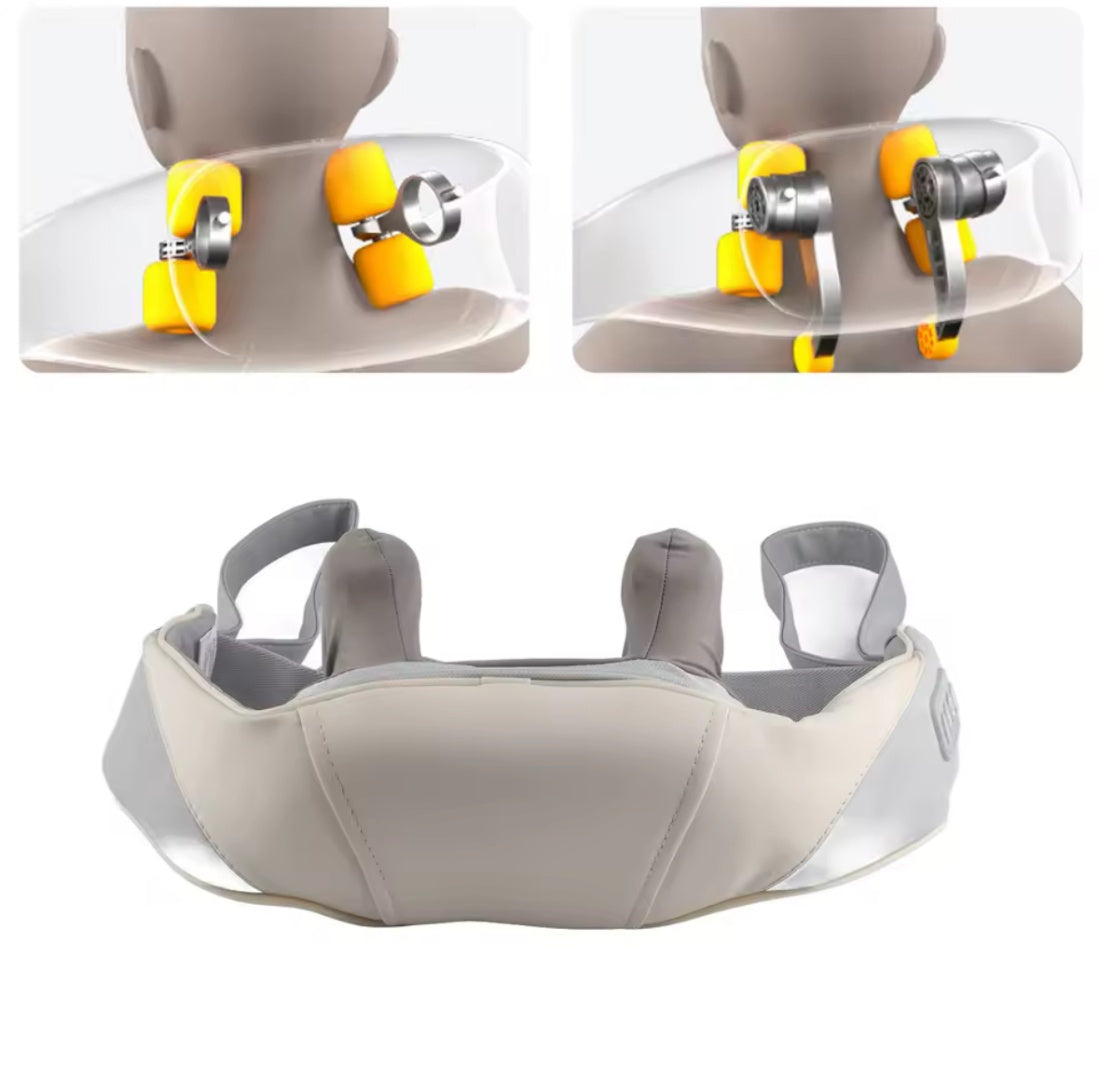 Masajeador Electrico Inalambrico Cervical con Calor