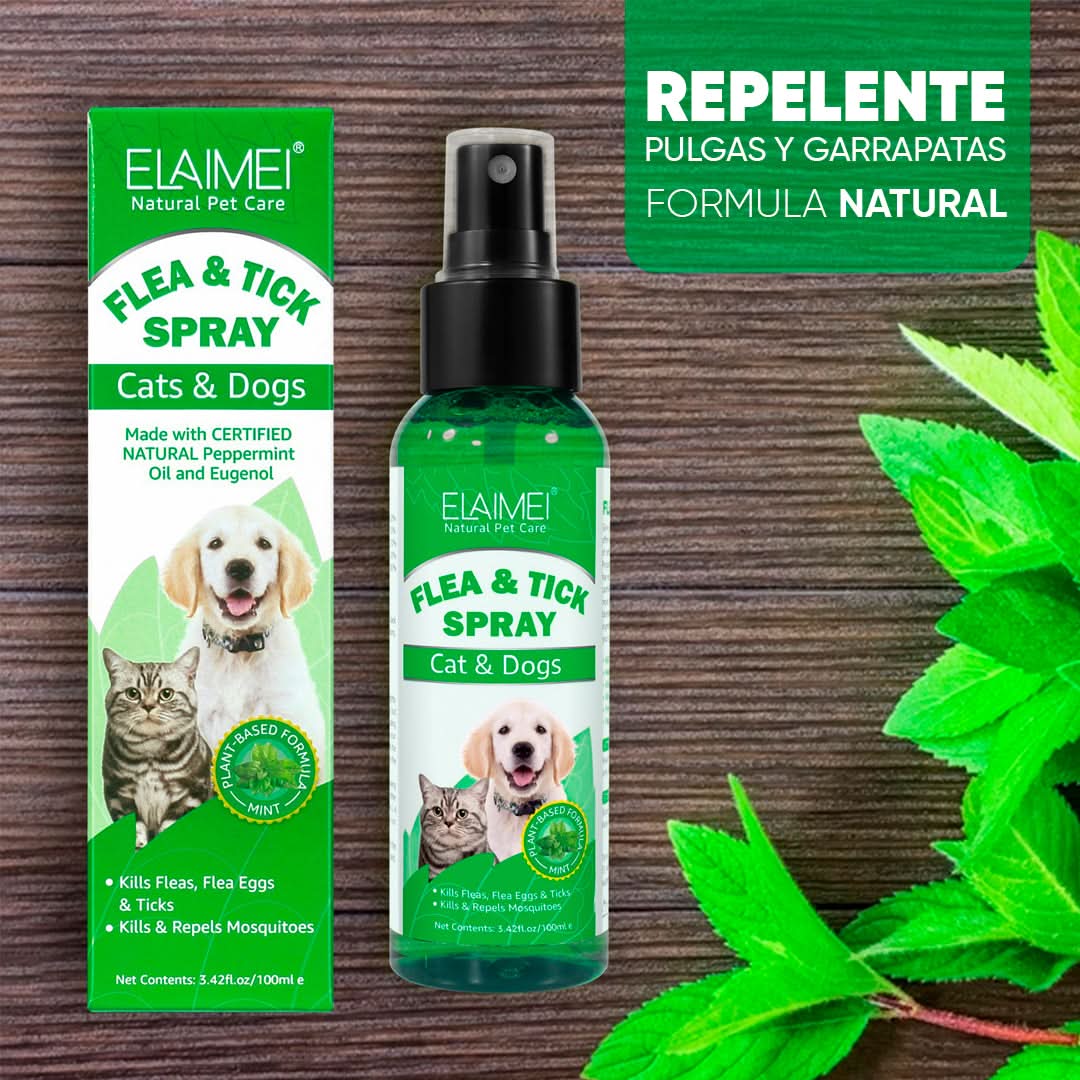 Repelente de Pulgas y Garrapatas Formula Natural