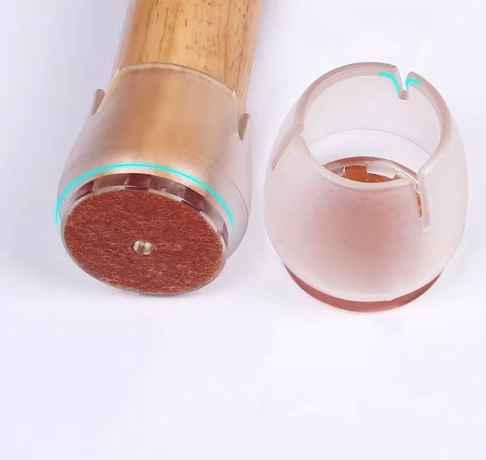 Pack de 24 Protectores de Silicona para Sillas y Mesa