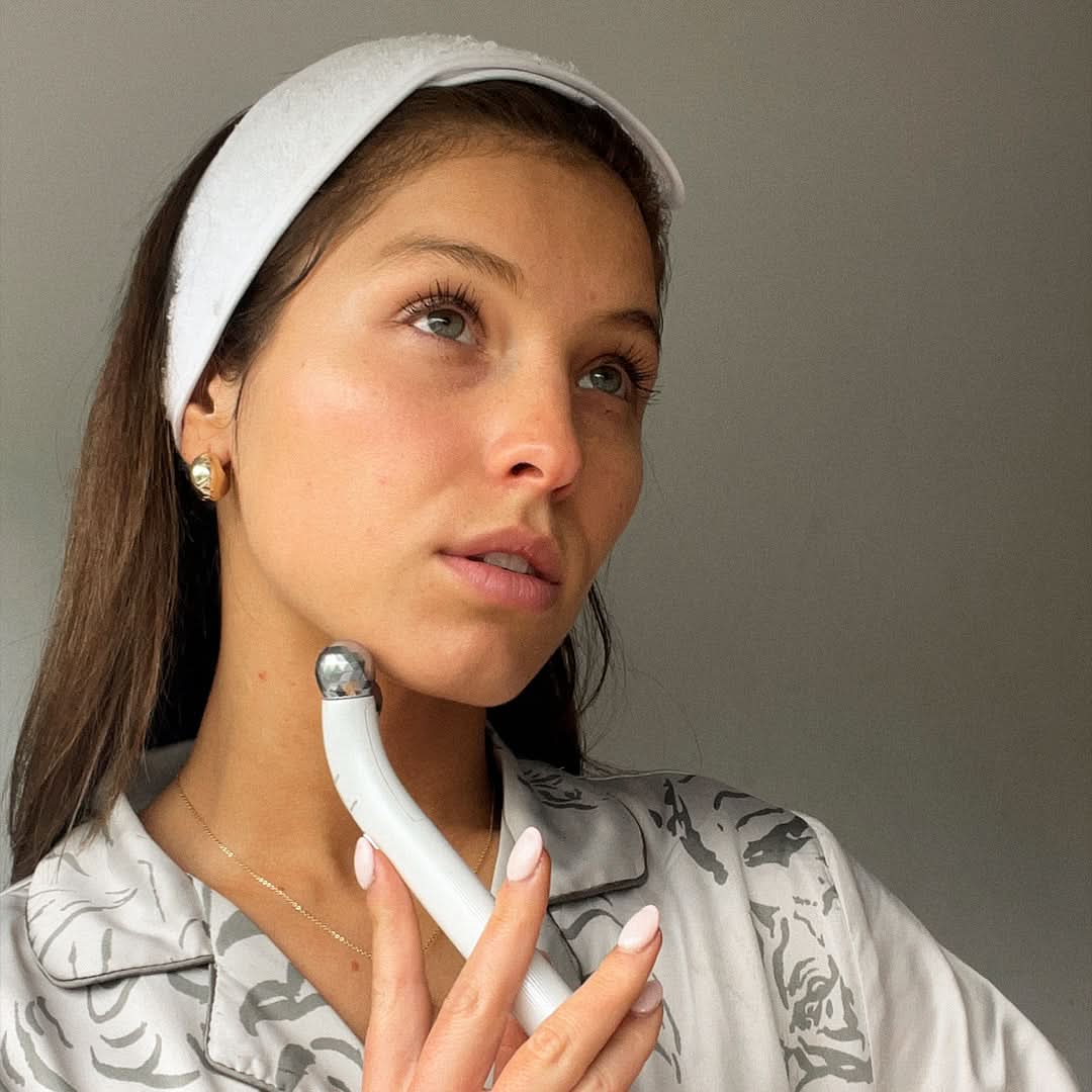 Rodillo FacialFlex Masajeador de Microcorriente Blumin