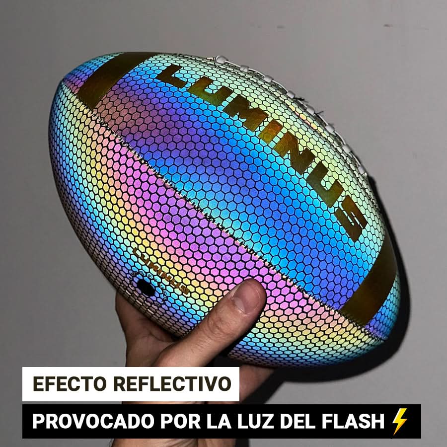 Pelota de Futbol Americano Reflectiva Luminus