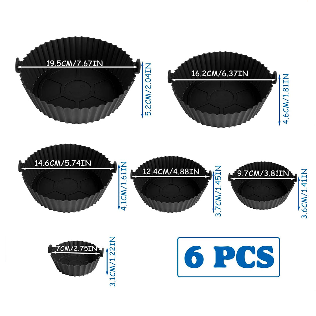 Bandeja de Silicona para Freidora sin Aceite x6