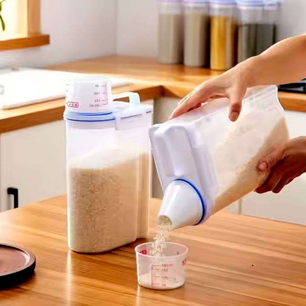 Set de 3 Contenedores Multiuso de 2,5 Litros Hermeticos