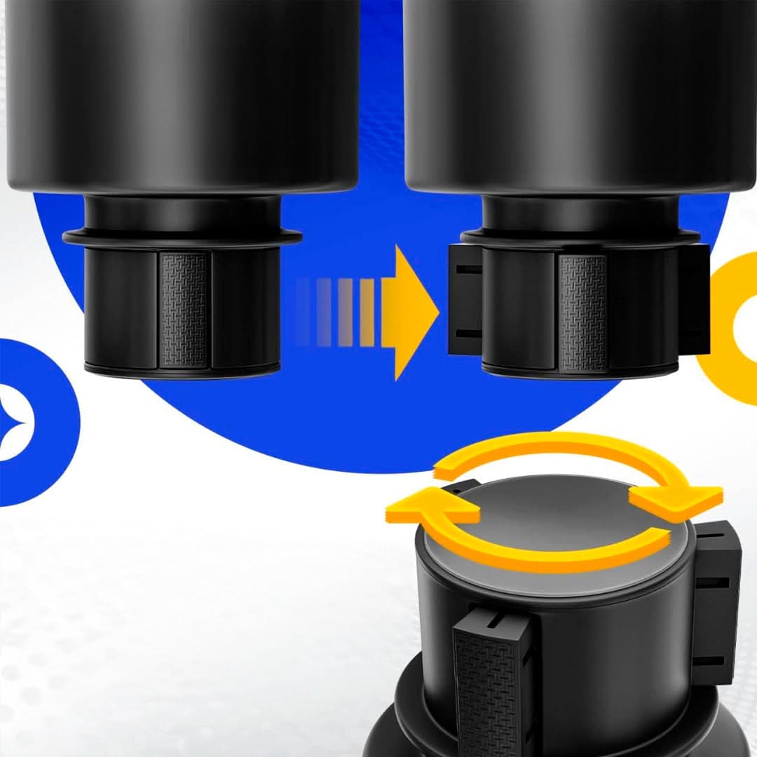 Porta Vasos y Mate Ajustable para Autos