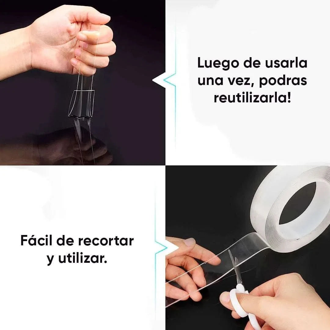 Cinta Pega Mucho 5m Marca Leisel