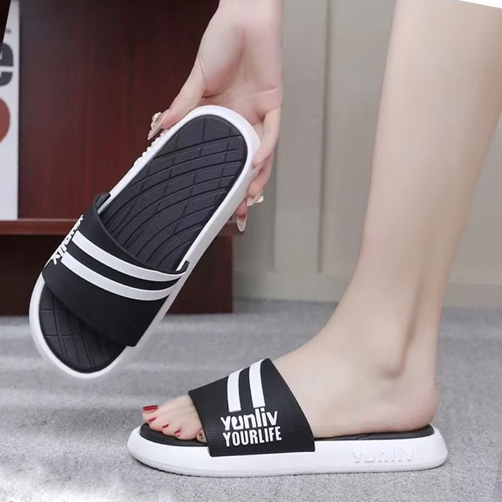 Chancletas Sandalias de Bandas de Tira Ancha YUNLIV