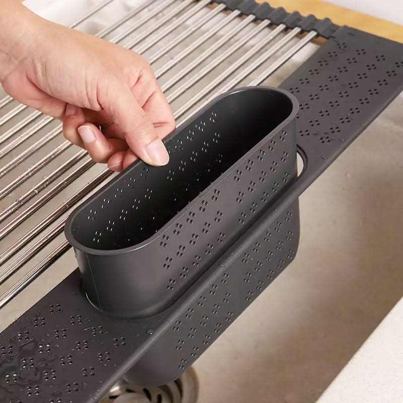 Escurridor Esterilla Roll Up Milhome con Cubiertero