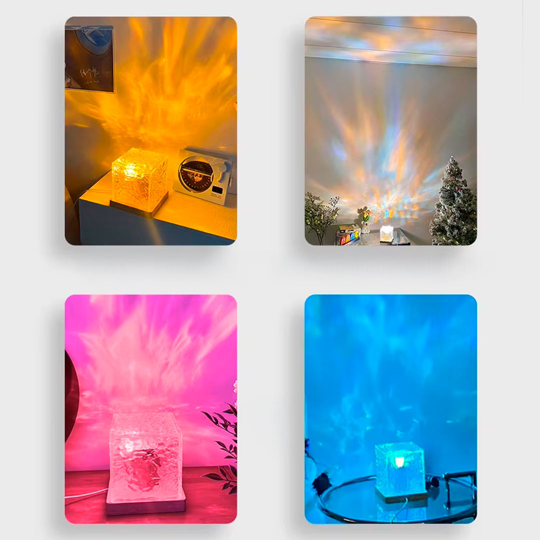 Lampara Led Aurora Boreal Rgb con 16 Colores