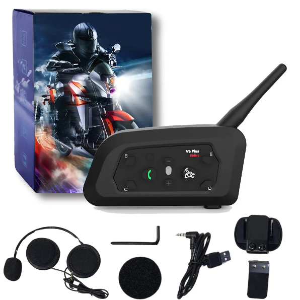 Intercomunicador Bluetooth Para Cascos De Moto