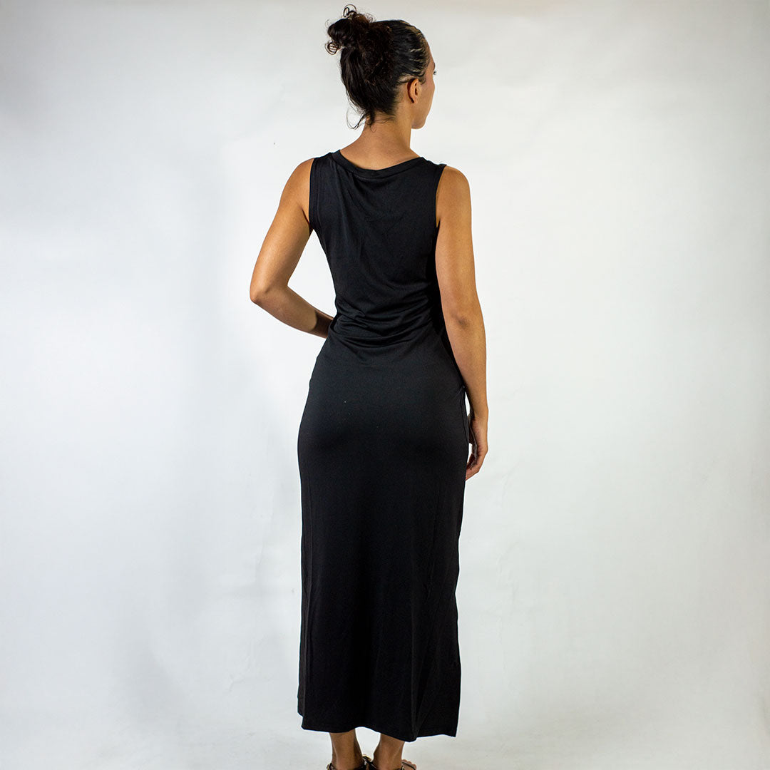 Vestido Moderno con Cuello en V