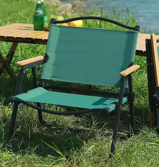 Silla Reposera Premium en Acero y Madera