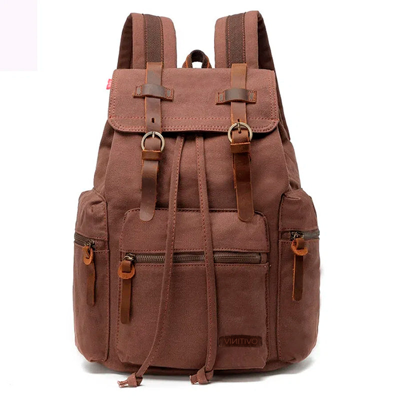 mochilas vintage de cuero y lona – MyBack