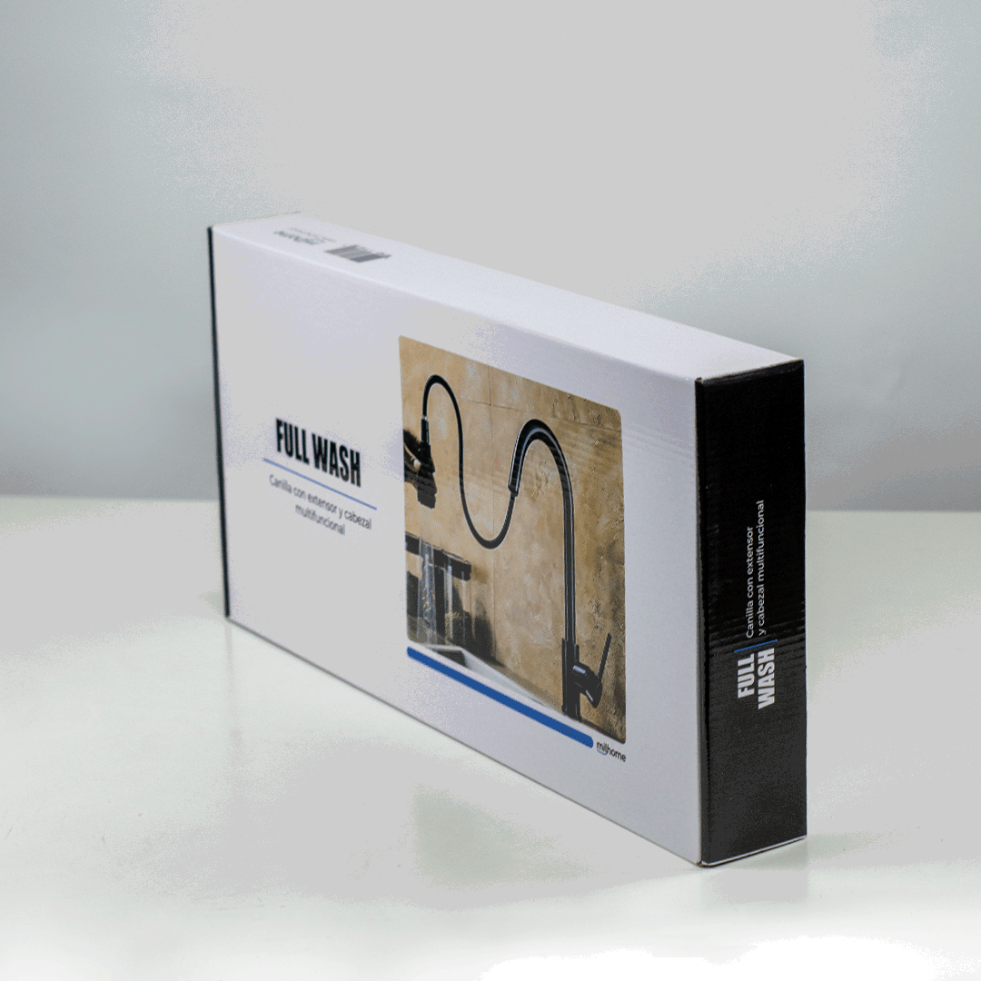 Canilla Monocomando con Extensor Full Wash Marca Milhome