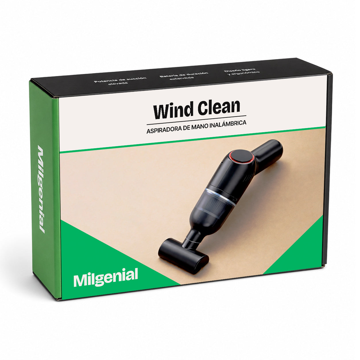 Aspiradora de Mano a Bateria con Soplete WindClean MilGenial