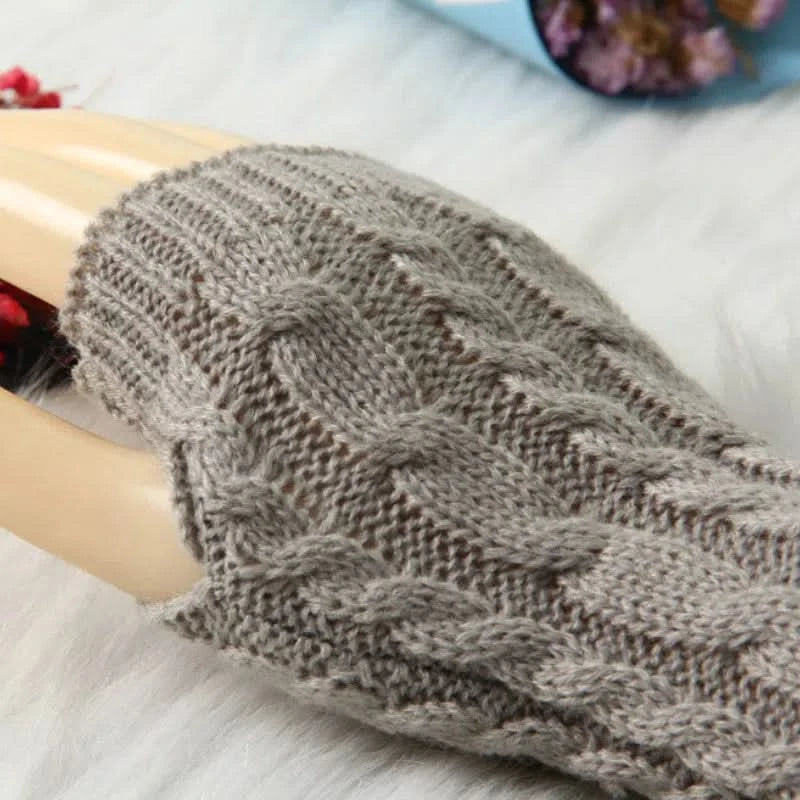 Guantes de Medio Dedo en Lana Calidos y Suaves