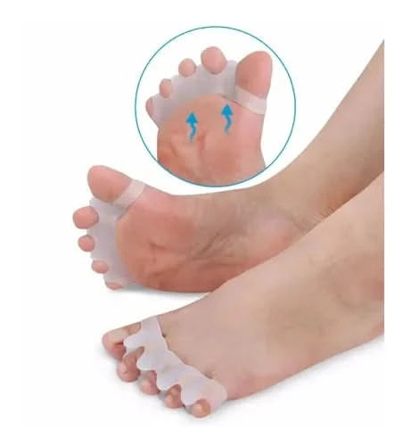 Separador de Dedos de Silicona Blanco