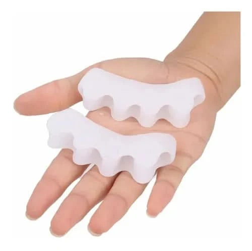 Separador de Dedos de Silicona Blanco