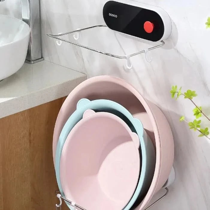 Estante Plegable ECOCO Multifuncional con Ganchos
