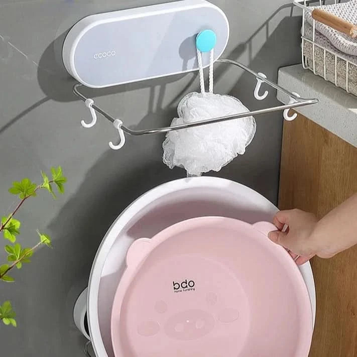 Estante Plegable ECOCO Multifuncional con Ganchos