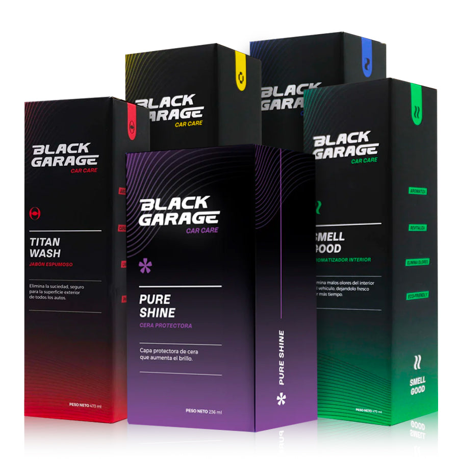 Pack Black Garage productos Premium para Autos