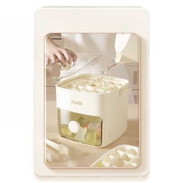 Cubetera de Plastico con Boton y Cajon