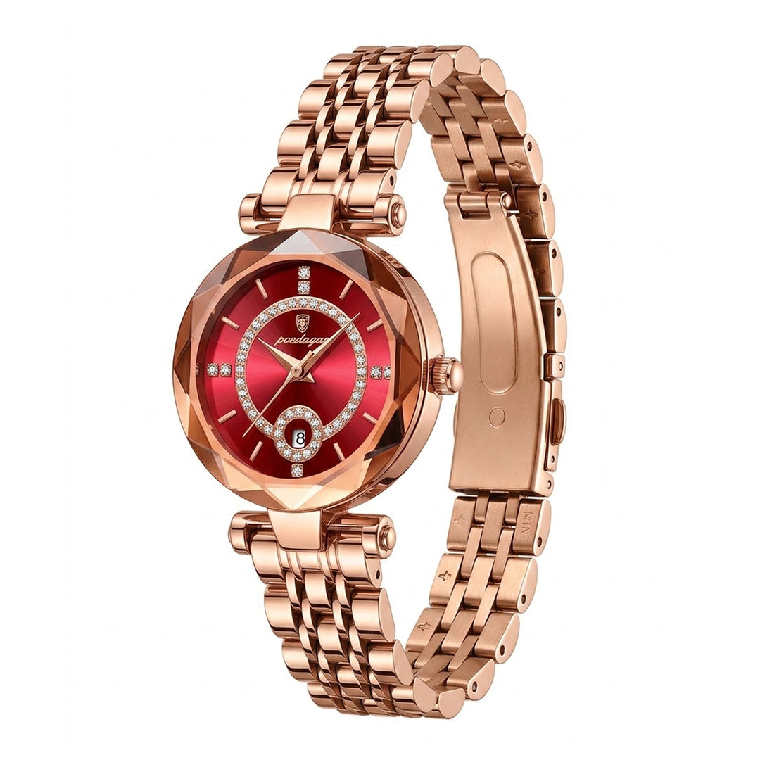 Reloj Dazzle de Acero Inoxidable para Dama Resistente al Agu