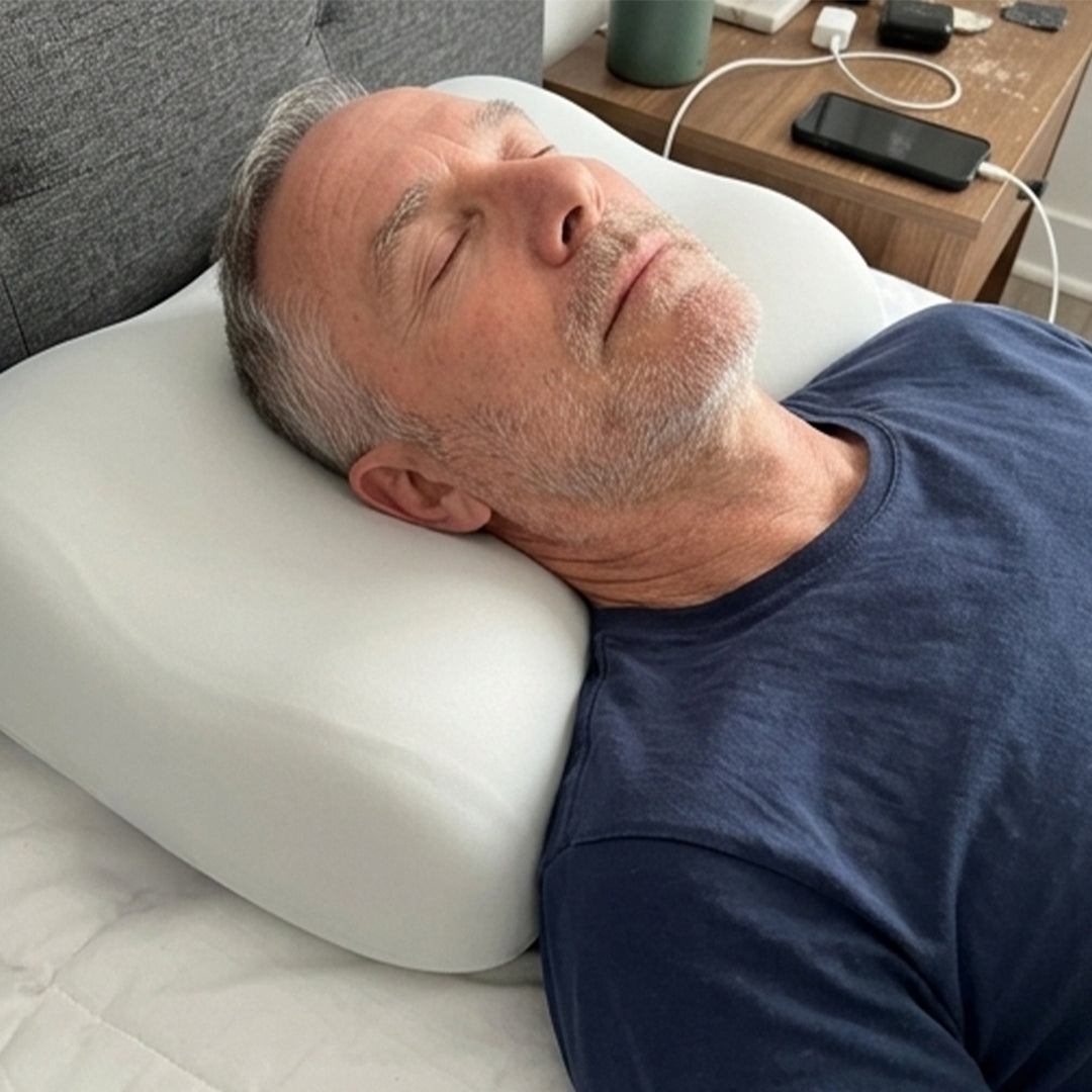 Almohada Cervical Ice Silk con Espuma Viscoelástica