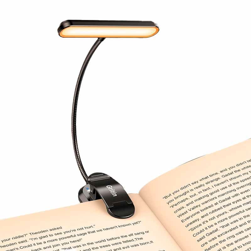 Luz Led de Lectura 360 Grados Color Ajustable Gritin