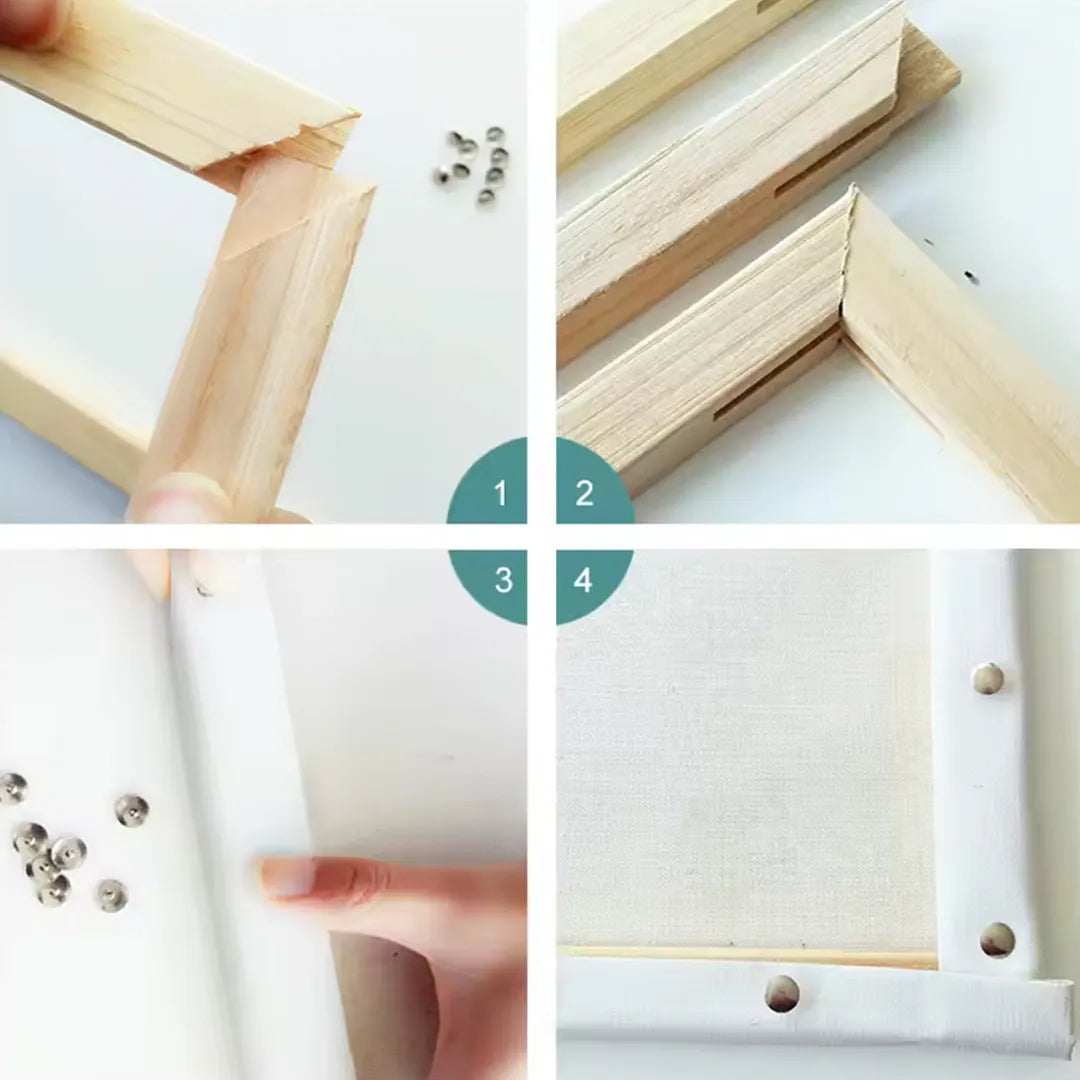 Kit de Bricolaje para Colorear Pinturas y Lienzos