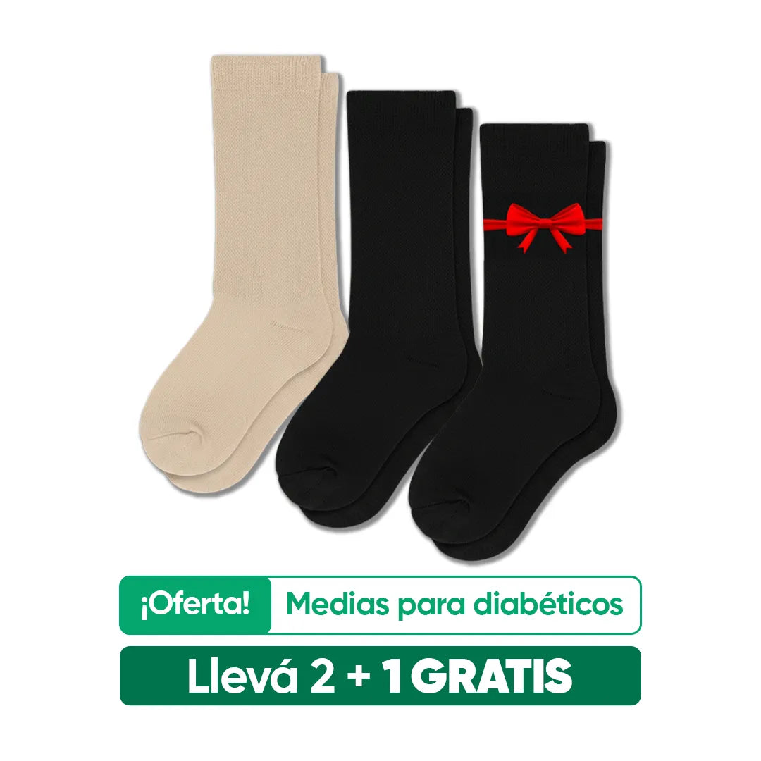 Oferta Pack de 3 Medias para Diabéticos Marca Wilma