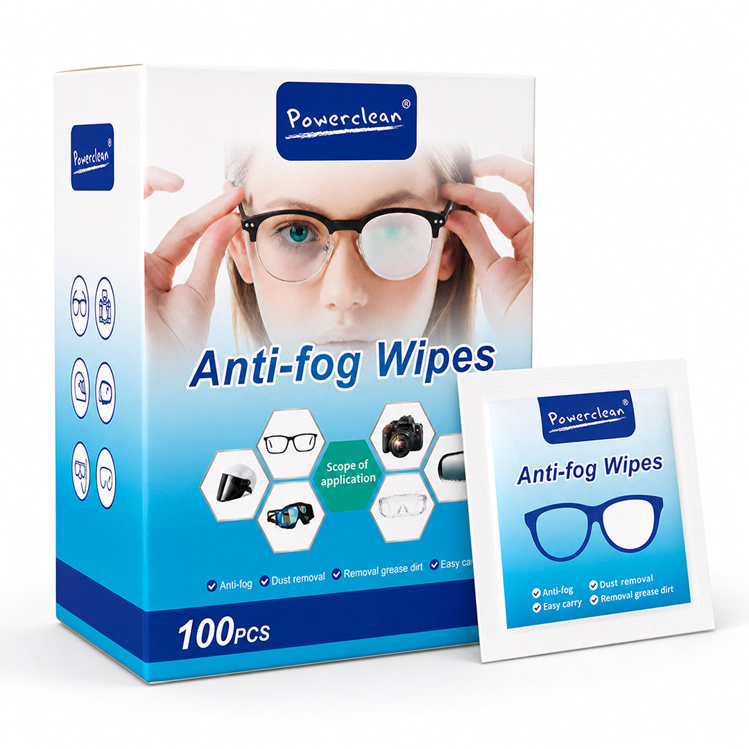 100 Toallas de Limpieza Anti Empaño para Lentes y Pantallas
