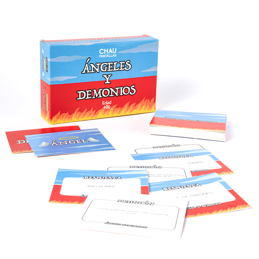 Juego de Cartas Angeles y Demonios +16 años