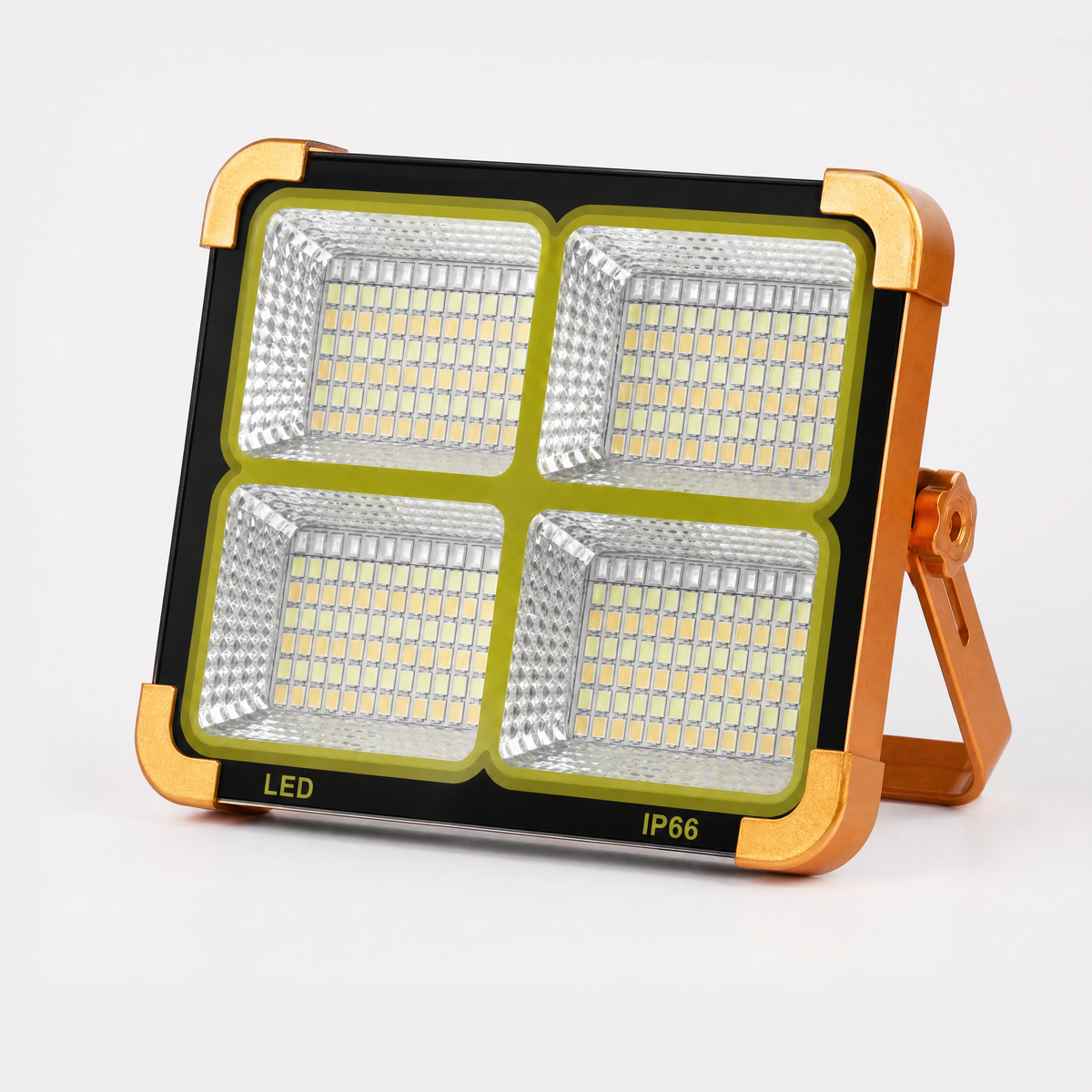 Linterna Foco Panel Solar de 1250 mah Recargable IP66