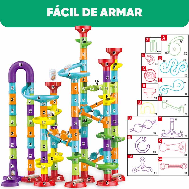 Juego de Encastre Diseño Pista para Niños