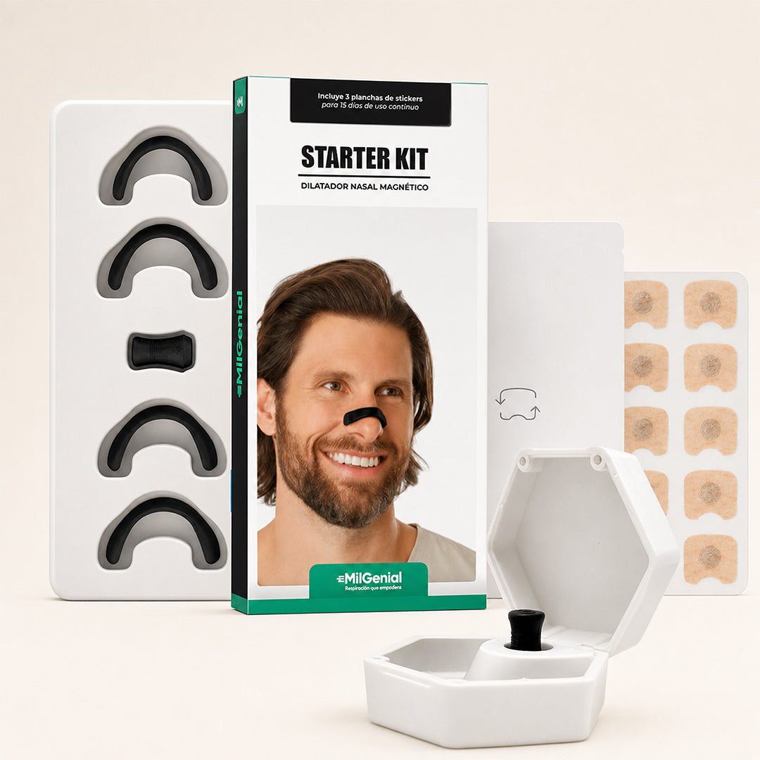 Kit Magnetico de Respiración y Dilatador Nasal Milgenial