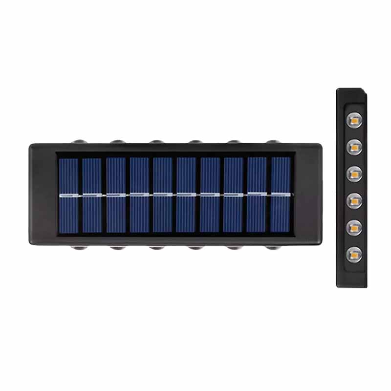 Pack de 2 Luces Solares Calidas con 12 Leds para exterior