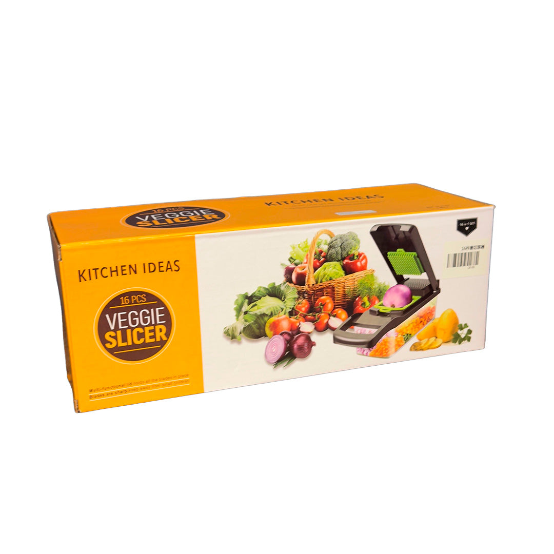 Cortador de Verduras Multifuncional 16 en 1 para Cocina
