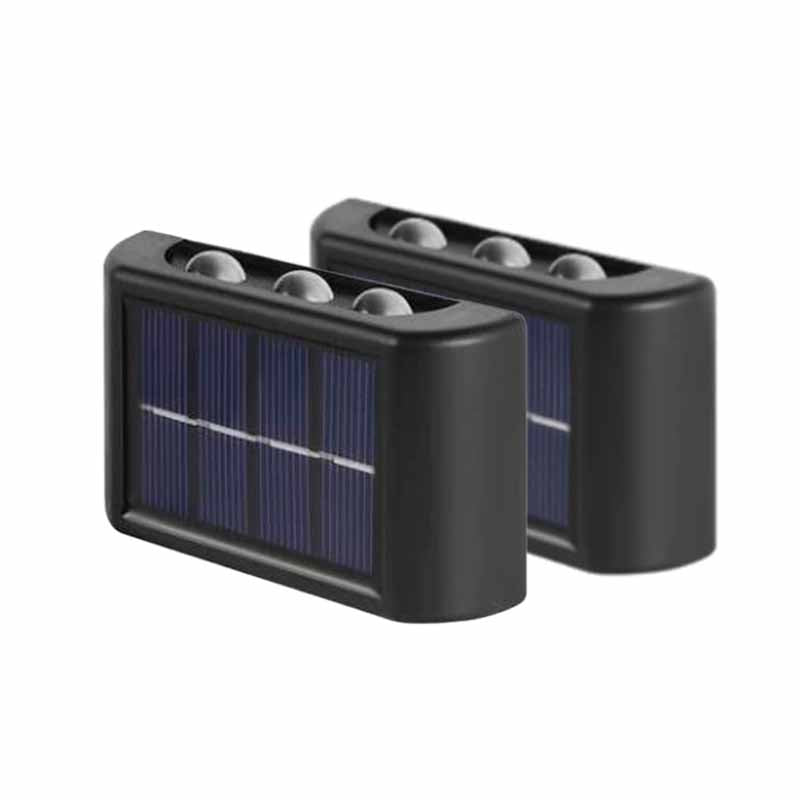 Pack de 2 Focos Decorativos de 6 Luces Solares