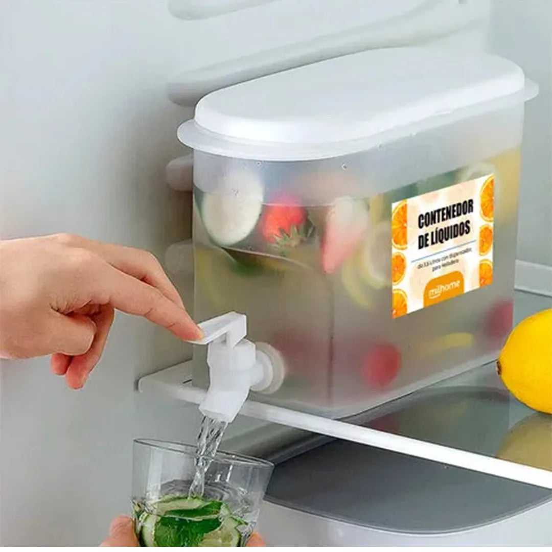 Pack Oferta 3 Contenedor de Líquidos Milhome para Heladera de 2,5 Litros