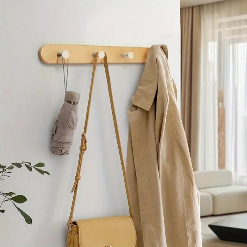 Perchero de Pared 4 Colgadores Bamboo